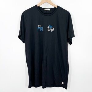 Marine Layer Mobile Steam Unit Desk Jockey Emoji Black Tee